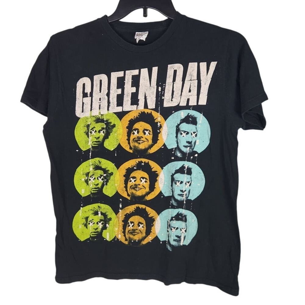 Vintage Y2K Green Day short sleeve T men's large